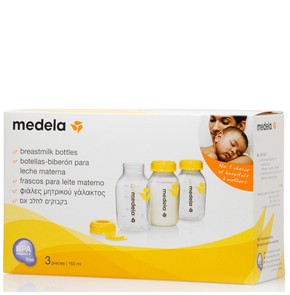 Medela Breast Milk Collection Bottles, 3x150ml 