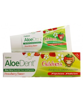 Optima Aloe Dent Strawberry Childrens Toothpaste,1