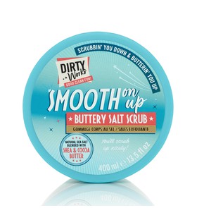 Dirty Works Smooth on up Buttery Salt Scrub, 400ml