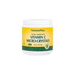 Natures Plus Vitamin C Micro-Crystals Συμπλήρωμα Διατροφής Αντιοξειδωτική Βιταμίνη C Σε Σκόνη 227gr