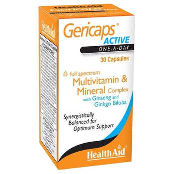 HEALTH AID GERICAPS ACTIVE MULTIVIT 30CAPS