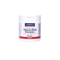 Lamberts B-50 Complex Nutritional Supplement For The Smooth Functioning Of The Nervous System 250 tablets