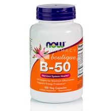 Now Vitamin B-50 Complex, 100 caps