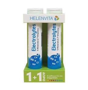 1+1 FREE Helenvita Electrolytes, 2x20 Effervescent