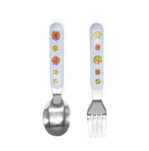 Oops Weaning Cutlery for Boys 6+, 2pc
