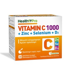 Health Pro Vitamin C 1000 + Zinc + Selenium + D3 D