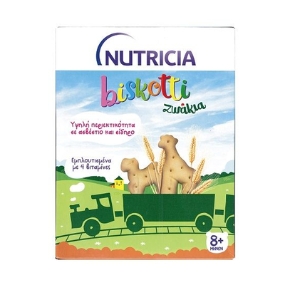 NUTRICIA Biskotti Βρεφικά Μπισκότα Ζωάκια Από 8 Μηνών 180g