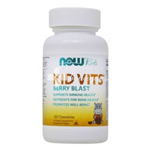Now Kid Vits Berry Blast - Πολυβιταμίνη για παιδιά, 120 chew. tabs