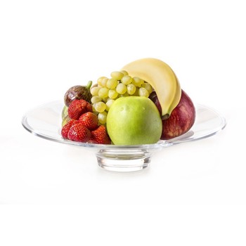 Glass Platter With Selection of Fruits (Medium Size)