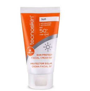 Tecnoskin Sun Protect Facial Cream 50+ Color,  50m