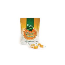 Power Health Vita C Caramels Καραμέλες Με Βιταμίνη C Για Την Ενίσχυση Της Άμυνας & Προστασία Από Ιώσεις & Κρυολογήματα 60gr