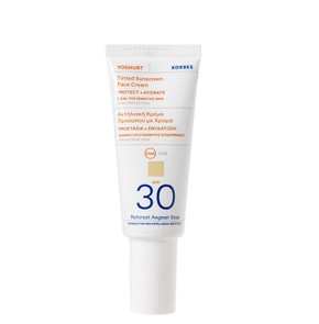 Korres Yoghurt Sunscreen Face Cream with Color SPF