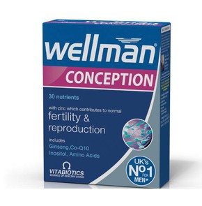 Vitabiotics Wellman Conception, 30 Capsules