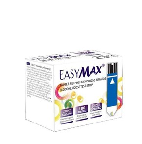 Heremco Easymax 365 Days Glucose Test Strips, 50pc