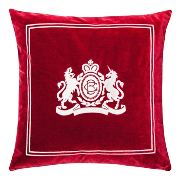Velvet Pillow in Bordeaux Colour