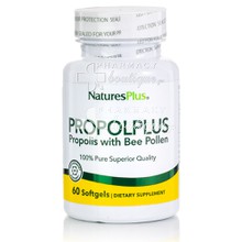 Natures Plus Propolplus - Αντιβακτηριακό & Αντιφλεγμονώδες, 60 softgels