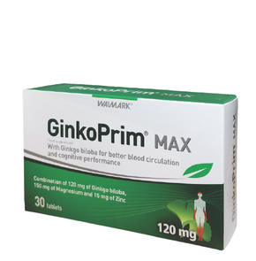 VivaPharm GinkoPrim Max 120mg, 30 Tablets