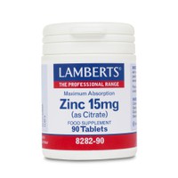 Lamberts Zinc 15mg (Citrate) 90 Ταμπλέτες - Συμπλή