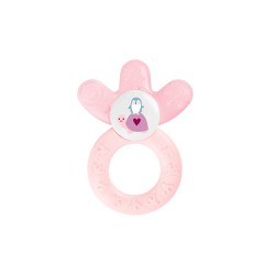 Mam Cooler Teething Ring With Water 4+ Months Pink 1 piece