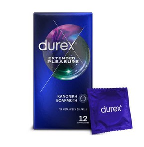 Durex Condoms Extended Pleasure, 12p