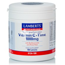 Lamberts Vitamin C 1000mg - Time Release, 180tabs (8134-180)