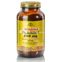 Solgar Vitamin C 500mg Chewable - Πορτοκάλι, 90 tabs