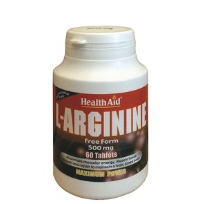 Health Aid L-Arginine 500mg 60 Tablets