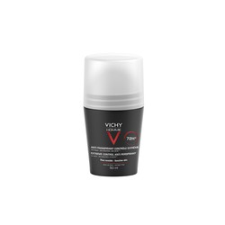 Vichy Homme 72h Deodorant Roll-On For Extreme Anti-Perspirant Action Against Sweating 50ml