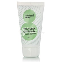 Panthenol Extra Green Clay Facial Mask - Μάσκα Βαθύ Καθαρισμού, 75ml