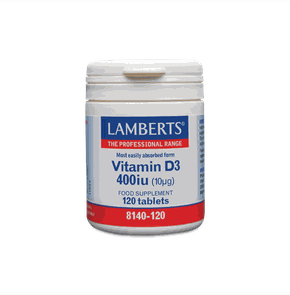 Lamberts Vitamin D 400iu 10mg 120 Tablets 8140-120