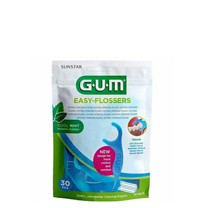 Gum Easy Flossers 890 Dental Floss Slightly Waxed 