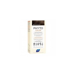 Phyto Phytocolor Μόνιμη Βαφή Μαλλιών 6.77 Μαρόν Ανοιχτό Καπουτσίνο 50ml
