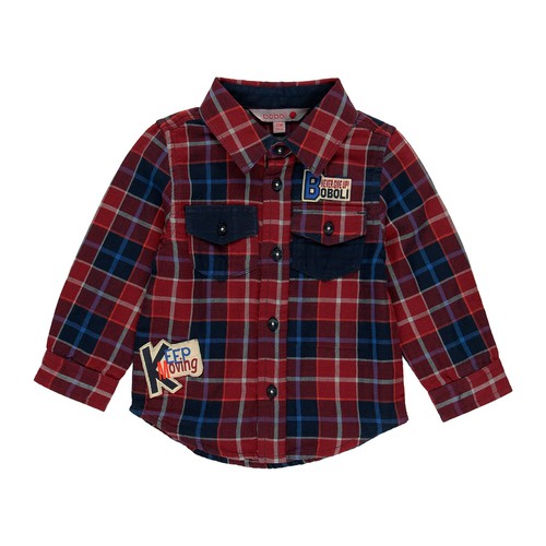 Long Sleeves Shirt Check For Baby (301105)