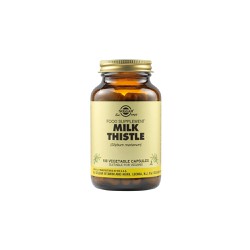 Solgar Milk Thistle Nutritional Supplement Milk Thistle For Strengthening & Protecting The Liver 100 Herbal Capsules