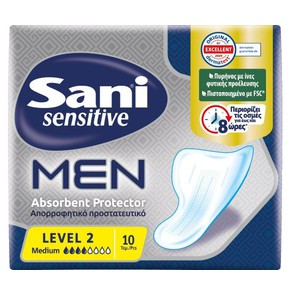 Sani Sensitive Men Level 2 Medium, 10pcs