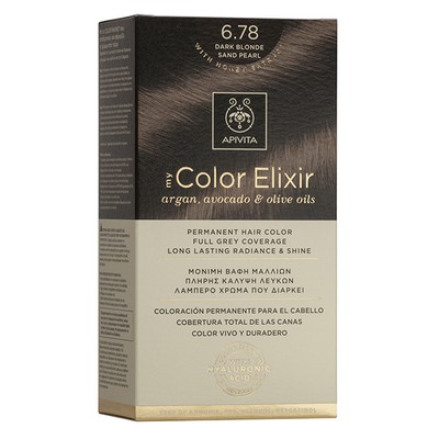 APIVITA My Color Elixir N6,78 Ξανθό Σκούρο Μπεζ Πε