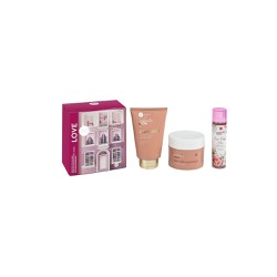 Medisei Promo Panthenol Extra Limited Edition Love Bare Skin Cleanser 200ml + Bare Skin Body Mousse 230ml + Rose Powder Kiss Mist Aromatic Mist 100ml