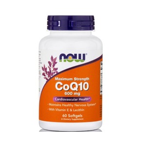 Now Foods CoQ10 600mg-Συμπλήρωμα Διατροφής με Συνέ