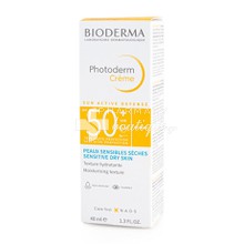 Bioderma Photoderm Creme SPF50+ (PS/PSS) - Αντηλιακή Προσώπου για Ευαίσθητες / Ξηρές Επιδερμίδες, 40ml