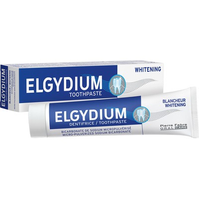ELGYDIUM Whitening, Καθημερινή Λευκαντική Οδοντόπαστα 75ml