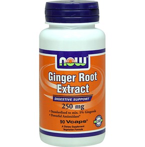 Now Foods Ginger Root Extract 250 mg - Πεπτικά Προ