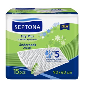 Septona Dry Plus Scented UnderPants 90x60cm, 15pcs