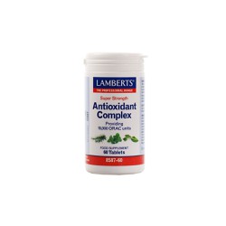 Lamberts Antioxidant Complex Φόρμουλα Για Να Βοηθήσει Το Σώμα Να Αμυνθεί Κατά Των Ελεύθερων Ριζών 60 ταμπλέτες