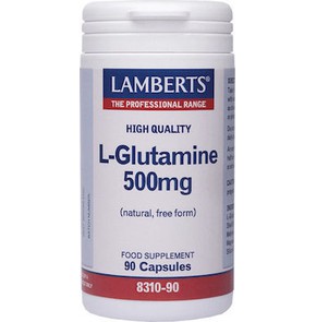 Lamberts L-Glutamine 500mg, 90 Caps