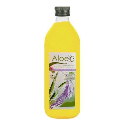 GENOMED Aloe G 100% Φυσικός Χυμός Πόσιμης Κρητικής Αλόης Με Γεύση Γαϊδουράγκαθο & Αγκινάρα 1000ml
