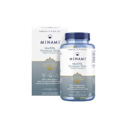 Minami MorEPA Platinum Elite & Vitamin D3 1000IU Συμπλήρωμα Διατροφής Πλούσιο Σε Ω3 Λιπαρά Οξέα & Βιταμίνη D3 Για Την Καλή Λειτουργία Του Καρδιαγγειακού Συστήματος