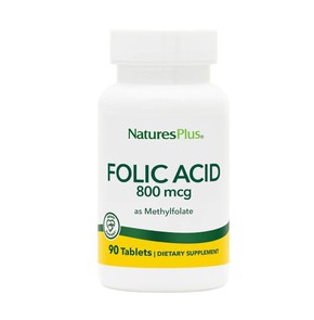 Natures Plus Folic Acid 800mcg - Συμπλήρωμα Φολικο