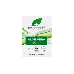 Dr. Organic Aloe Vera Soap Σαπούνι Σώματος Σε Μορφή Μπάρας Με Βιολογική Αλόη Βέρα & Δενδρολίβανο 100gr