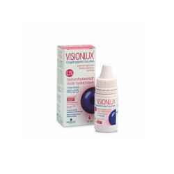 Novax Visionlux Lubrucating Eye Drops Lubricating Eye Solution With Sodium Hyaluronic In Drops 10ml