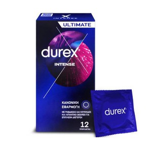 Durex Intense Condoms with Dots, Stripes & Stimula